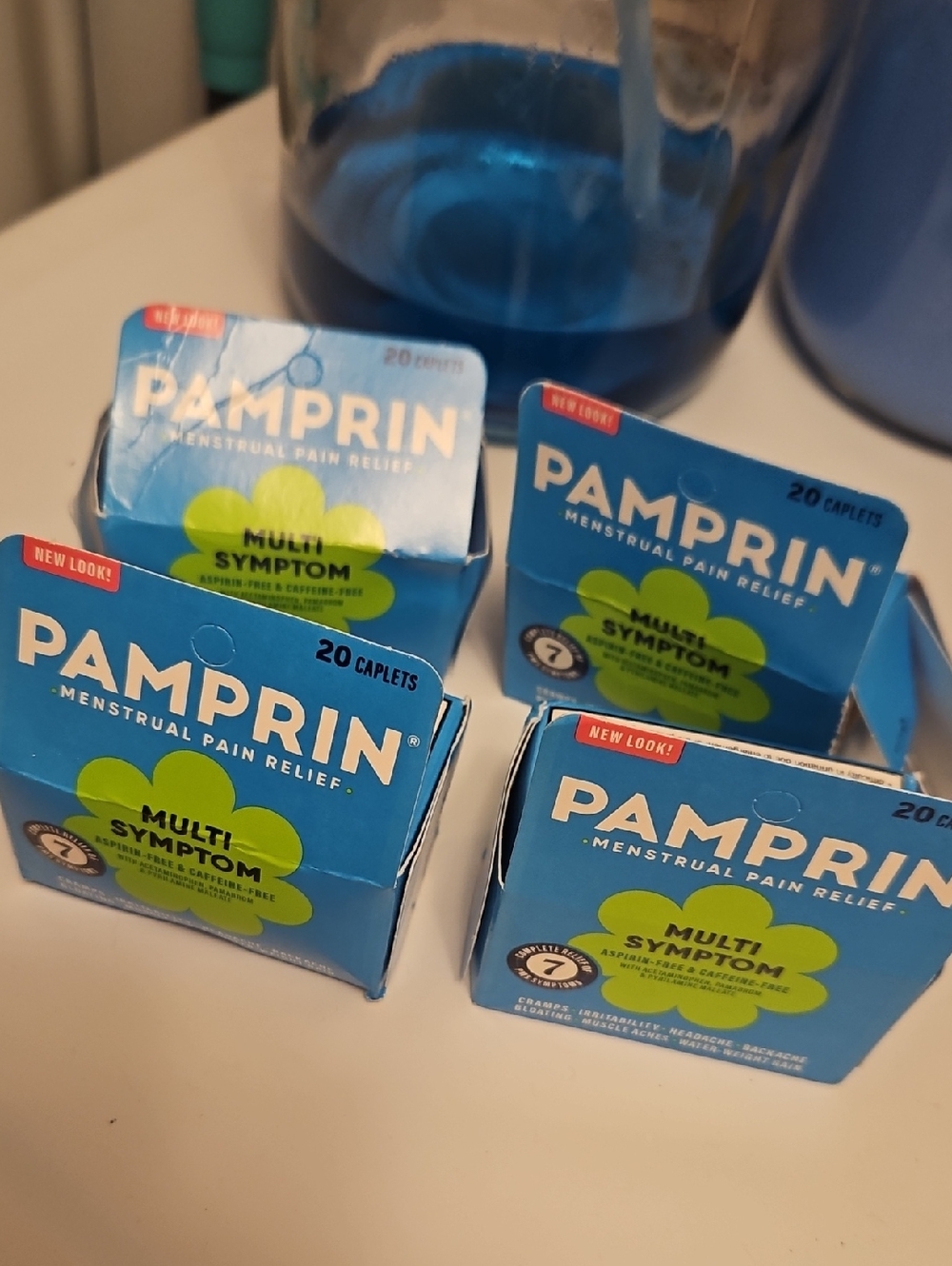 4 Boxes Of Pain Relief Pamprin